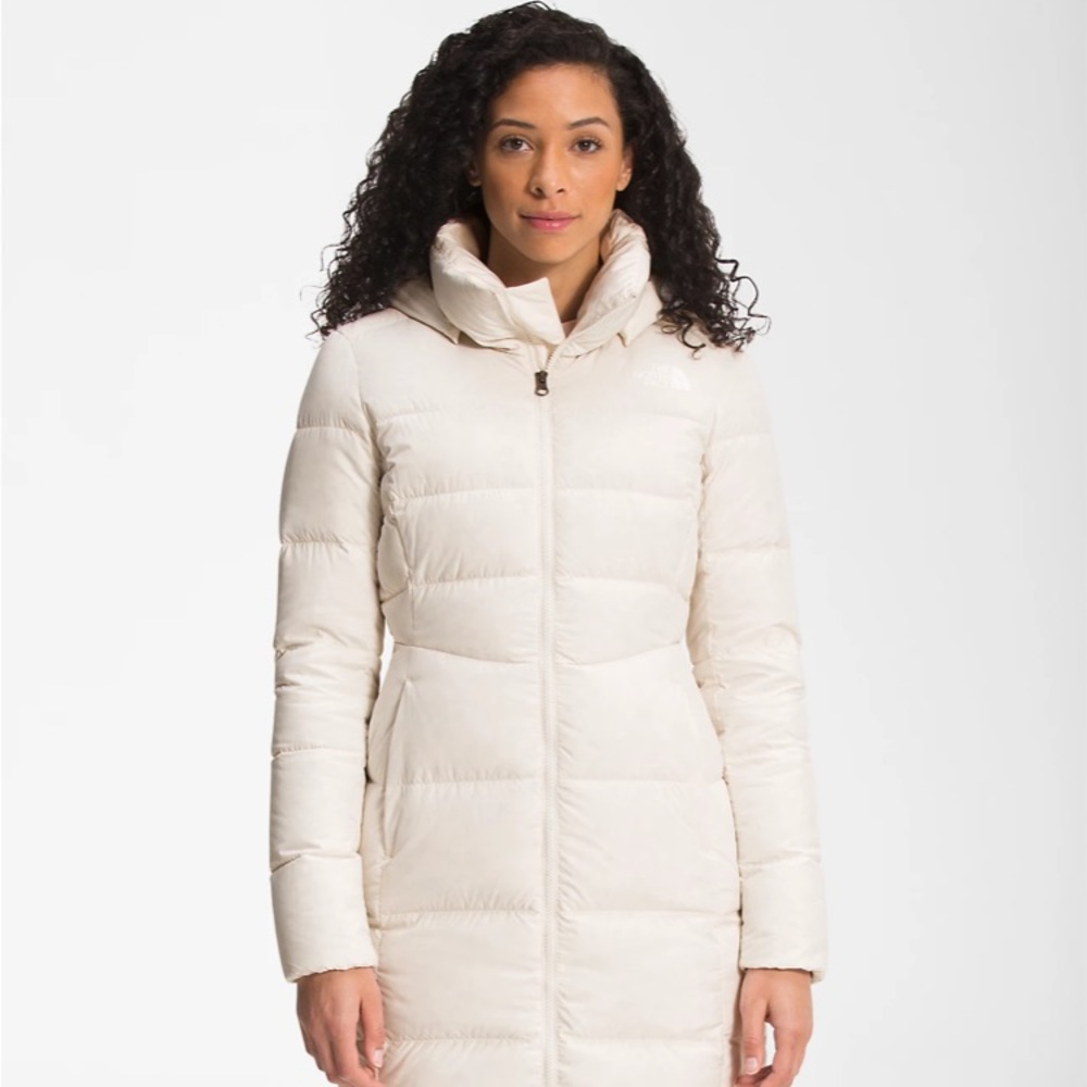 NWT North Face Gotham Parka - Gardenia White